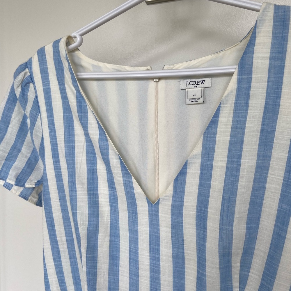 J Crew Striped Summer Dress